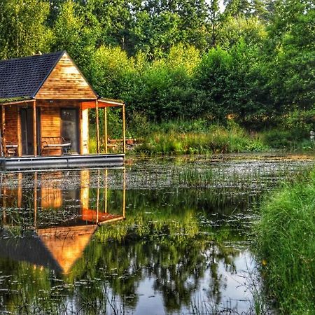 Heather Hut, Off-Grid Cottage On A Pond+2 Ha Darzkowo Eksteriør billede