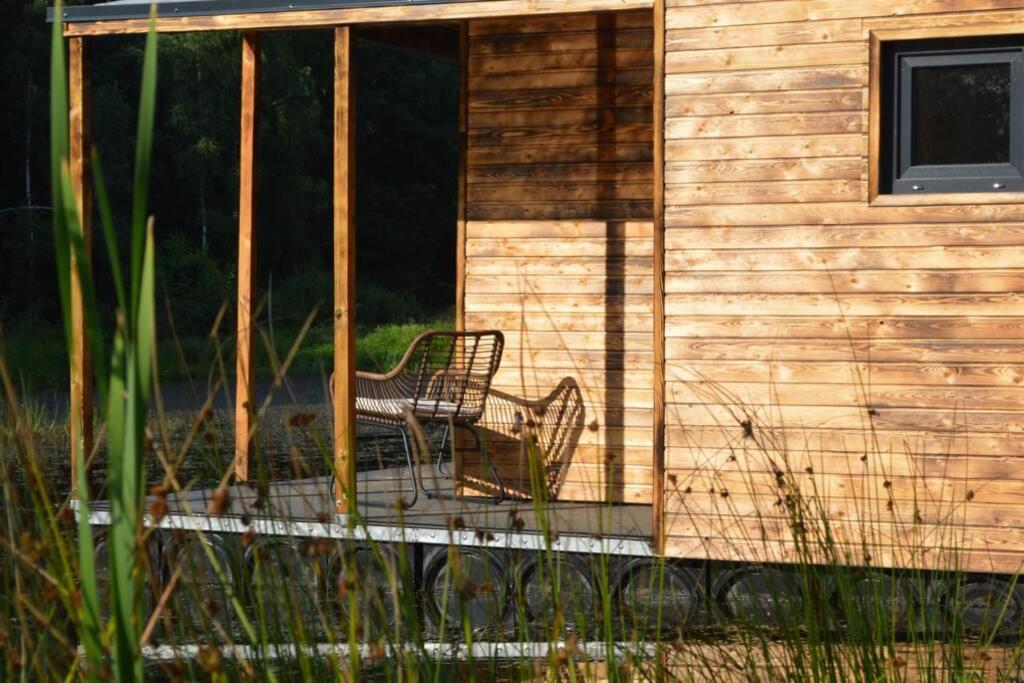 Heather Hut, Off-Grid Cottage On A Pond+2 Ha Darzkowo Eksteriør billede
